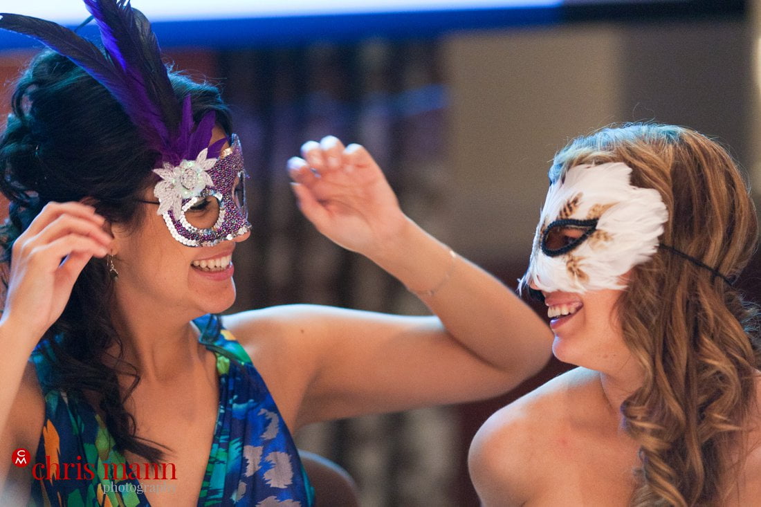 Institute of Hospitalilty Chairman's Ball 2011 and Aspiring Managers' Awards - smiling guests chatting during masked ball