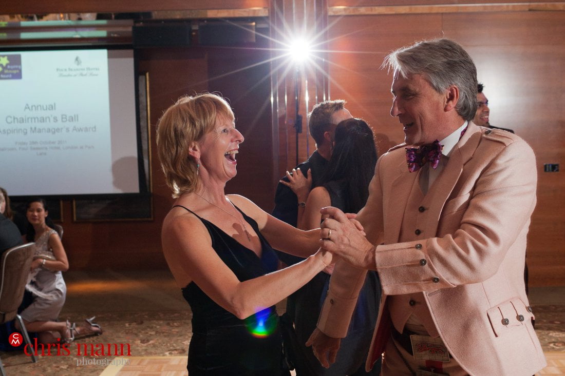Institute of Hospitalilty Chairman's Ball 2011 and Aspiring Managers' Awards - happy guests dancing to live band