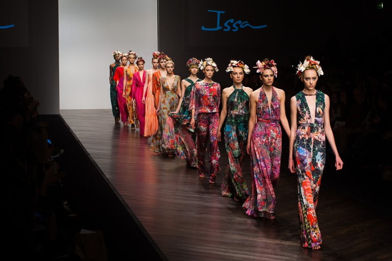 fashion photography by Chris Mann London Fashion Weekend catwalk show