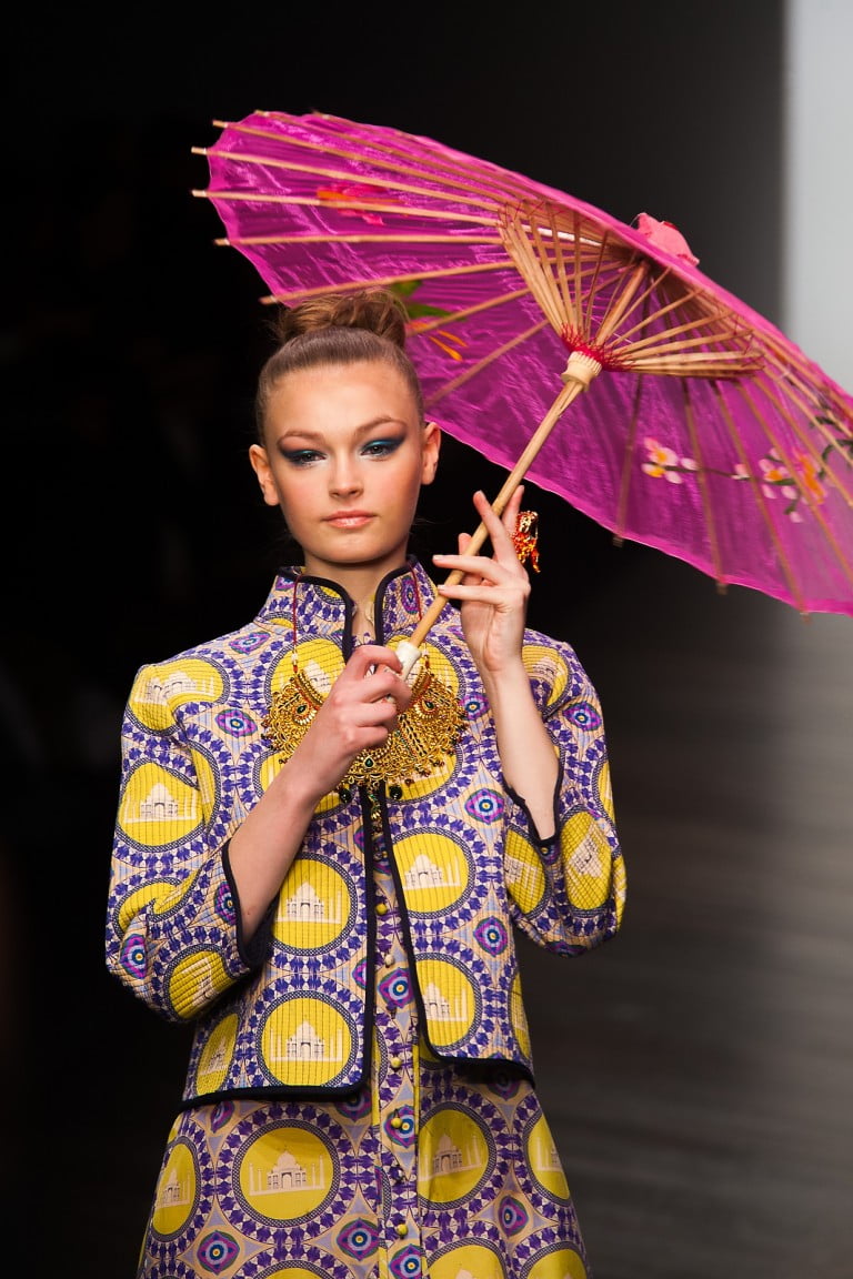 fashion photography by Chris Mann London Fashion Weekend catwalk show