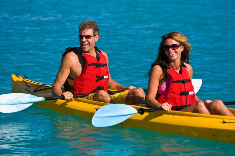 Corporate event Toyota kayaking Turks & Caicos Islands