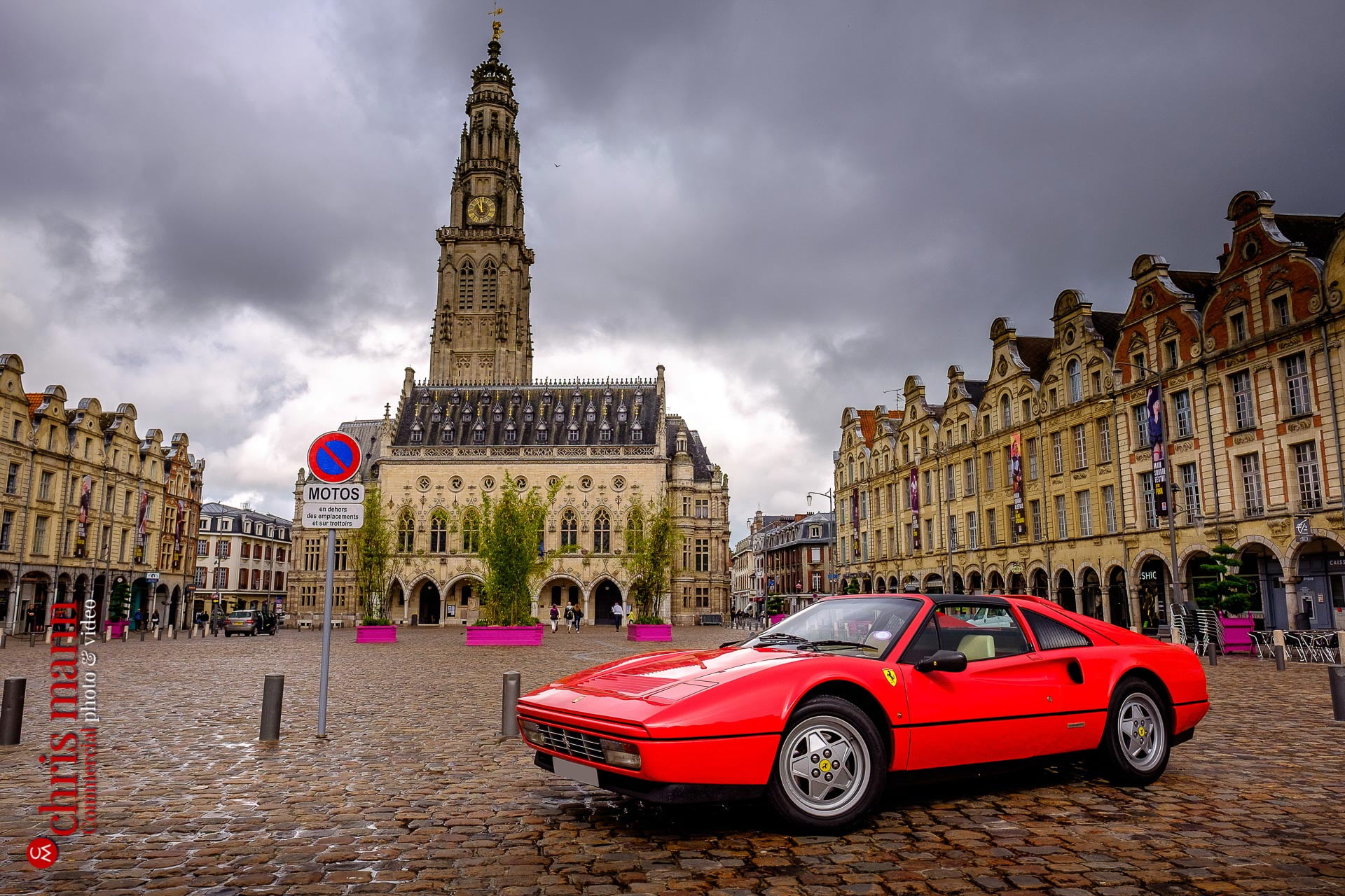 Ferrari 328 GTS Targa Place des Héros Arras France