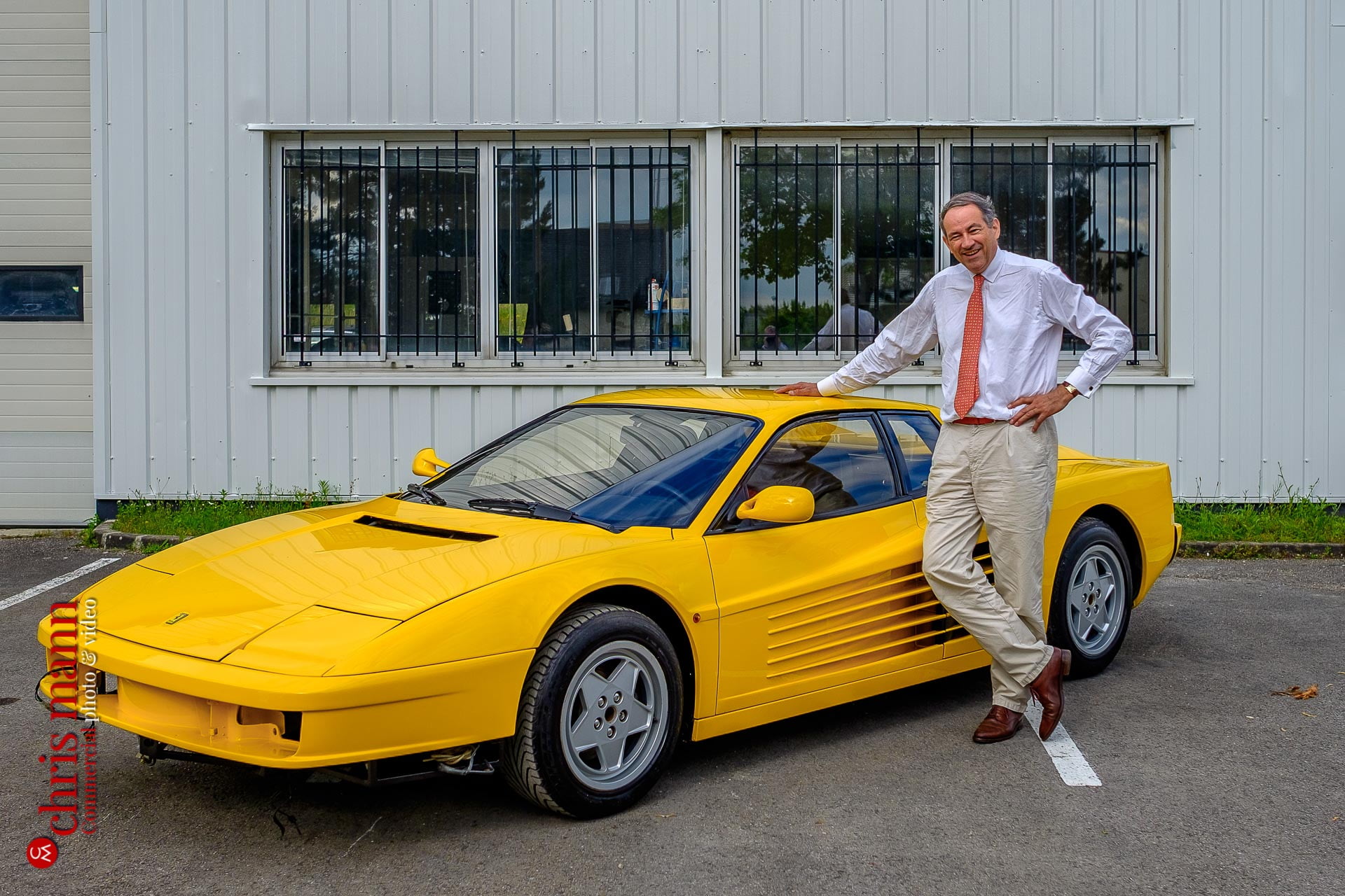 Bruno Paillard and Ferrari Testarossa