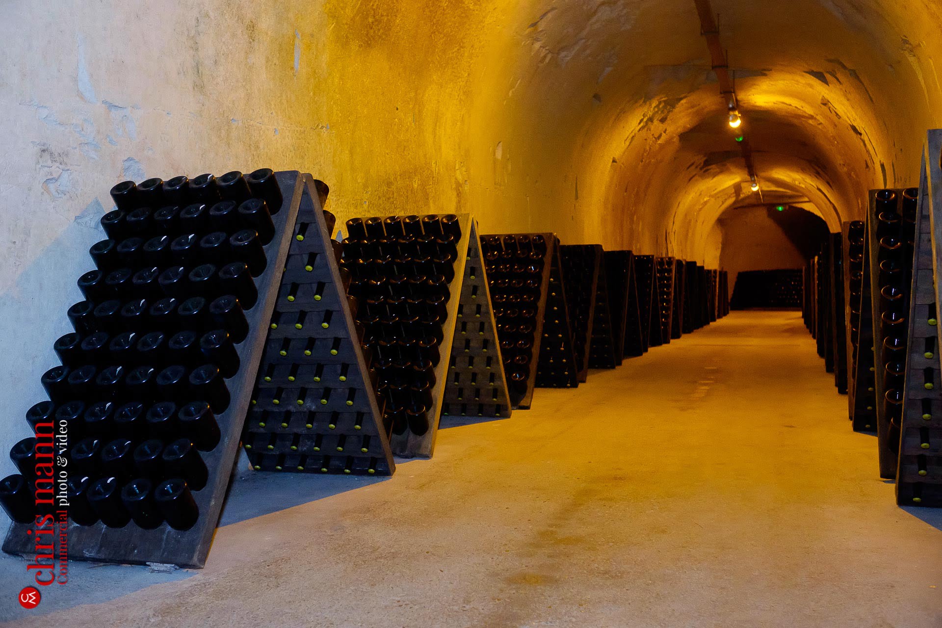 Taittinger champagne cellars Reims France