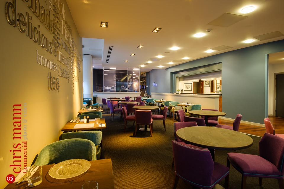Mercedes Benz World restaurant relaunch - interior view