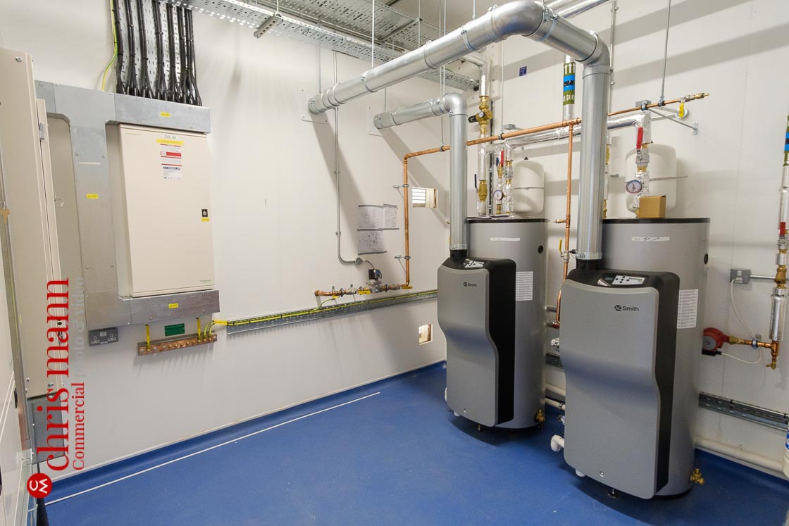 heating plant at Royal Surrey Hospital Isolation Ward July 2020