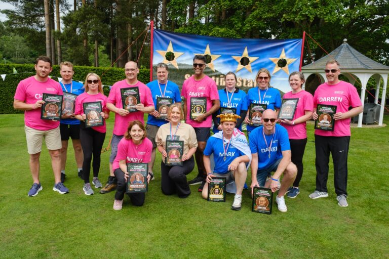 Winners of the 2024 "I'm a Director Get Me Out Of Here" charity challenge 2024