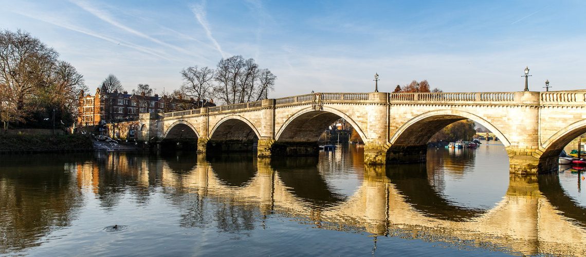 Richmond Bridge Surrey UK